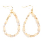 Wholesale beaded Teardrop Earrings Cone Beads Rhinestones L