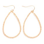Wholesale faceted Beaded Teardrop Earrings L