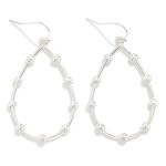 Wholesale metal Teardrop Earrings Starburst Details L