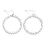 Wholesale metal Drop Hoop Earrings Starburst Detail