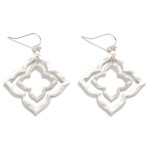 Wholesale nesting Metal Clover Drop Earrings L