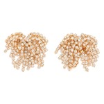 Wholesale rhinestone Tassel Post Drop Earrings L