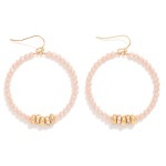 Wholesale faceted Beaded Hoop Drop Earring Gold Rhinestone Studded Discs Gold Di