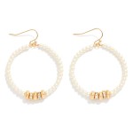 Wholesale pearl Hoop Drop Earrings Metal Disc Charms Rhinestones L