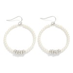 Wholesale pearl Hoop Drop Earrings Metal Disc Charms Rhinestones L