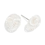 Wholesale metal Infinity Knot Stud Earring D