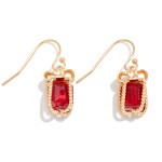 Wholesale faceted Bead Christmas Present Drop Earrings L