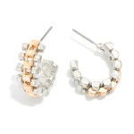 Wholesale metal Chain Link Hoop Earrings