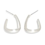 Wholesale metal Square Hoop Earrings D