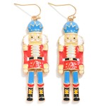 Wholesale enamel Nutcracker Drop Earrings L