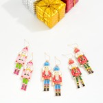 Wholesale enamel Nutcracker Drop Earrings L