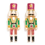 Wholesale enamel Nutcracker Drop Earrings L