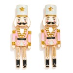 Wholesale enamel Nutcracker Drop Earrings L