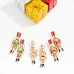 Wholesale enamel Nutcracker Drop Earrings L