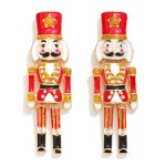 Wholesale enamel Nutcracker Drop Earrings L