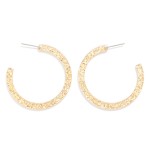 Wholesale glitter Acetate Flat Hoop Earrings D