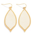 Wholesale leather Teardrop Drop Earrings L