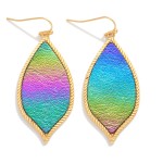 Wholesale leather Teardrop Drop Earrings L