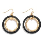 Wholesale linked Acetate Hoop Drop Earring L