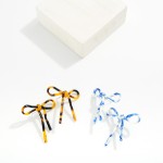 Wholesale acetate Bow Post Drop Earrings L