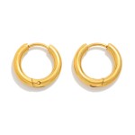 Wholesale metal Huggie Hoop Earrings D Hypoallergenic Water Resistant