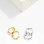 Wholesale metal Huggie Hoop Earrings D Hypoallergenic Water Resistant