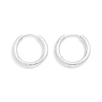 Wholesale metal Hinged Hoop Earrings Stainless Steel Water Resistant D