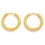 Wholesale metal Huggie Hoop Earrings D Hypoallergenic Water Resistant
