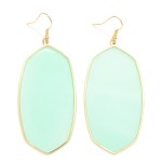 Wholesale long Acetate Hexagon Drop Earrings L