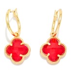 Wholesale metal Hoop Earrings Glass Crystal Dangle Detail L