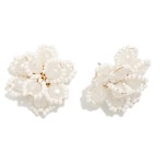 Wholesale beaded Flower Post Drop Earring D