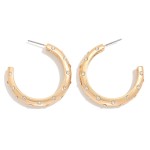 Wholesale rhinestone Studded Hoop Earrings D
