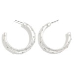 Wholesale rhinestone Studded Hoop Earrings D