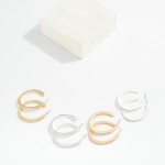 Wholesale rhinestone Studded Teardrop Hoop Earrings D