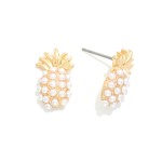 Wholesale studded Pineapple Stud Earrings L