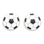 Wholesale large Enamel Soccer Ball Stud Earrings L