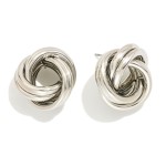 Wholesale metal Knotted Drop Earring D