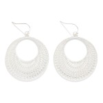 Wholesale metal Lattice Drop Earrings L