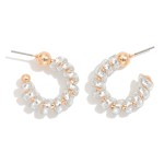 Wholesale jelly Wire Wrapped Hoop Earrings D