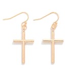 Wholesale metal Cross Drop Earrings L