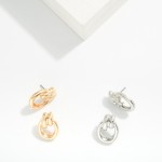 Wholesale metal Door Knocker Post Drop Earrings L