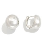 Wholesale metal Dom Post Hoop Earrings L