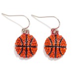 Wholesale rhinestone Sports Ball Drop Earrings L