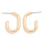 Wholesale metal Oval Hoop Earrings L