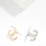 Wholesale metal Oval Hoop Earrings L
