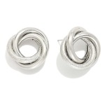 Wholesale metal Knotted Drop Earrings D