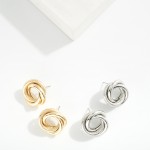 Wholesale metal Knotted Drop Earrings D