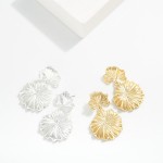 Wholesale linked Metal Flower Drop Earring L