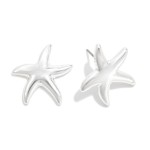 Wholesale metal Starfish Stud Earring L