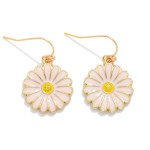 Wholesale enamel Flower Drop Earring L
